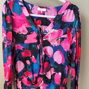 Parker Multicolor Floral Blouse